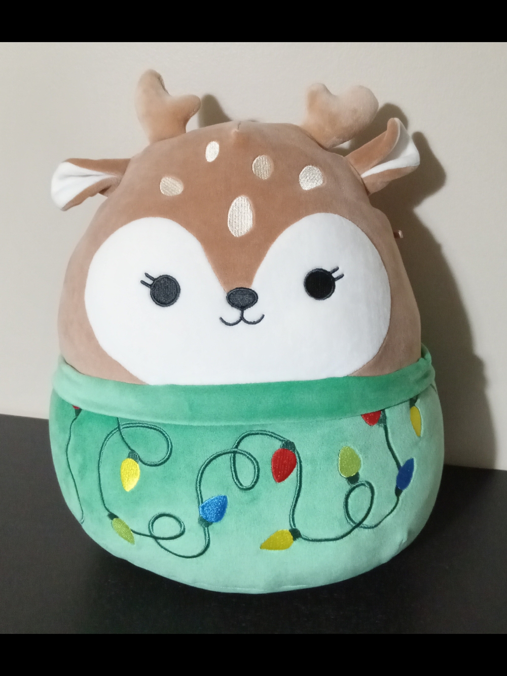 💚2/$15💚 Squishmallows Brown and Green Deer Plush with Colorful Lights